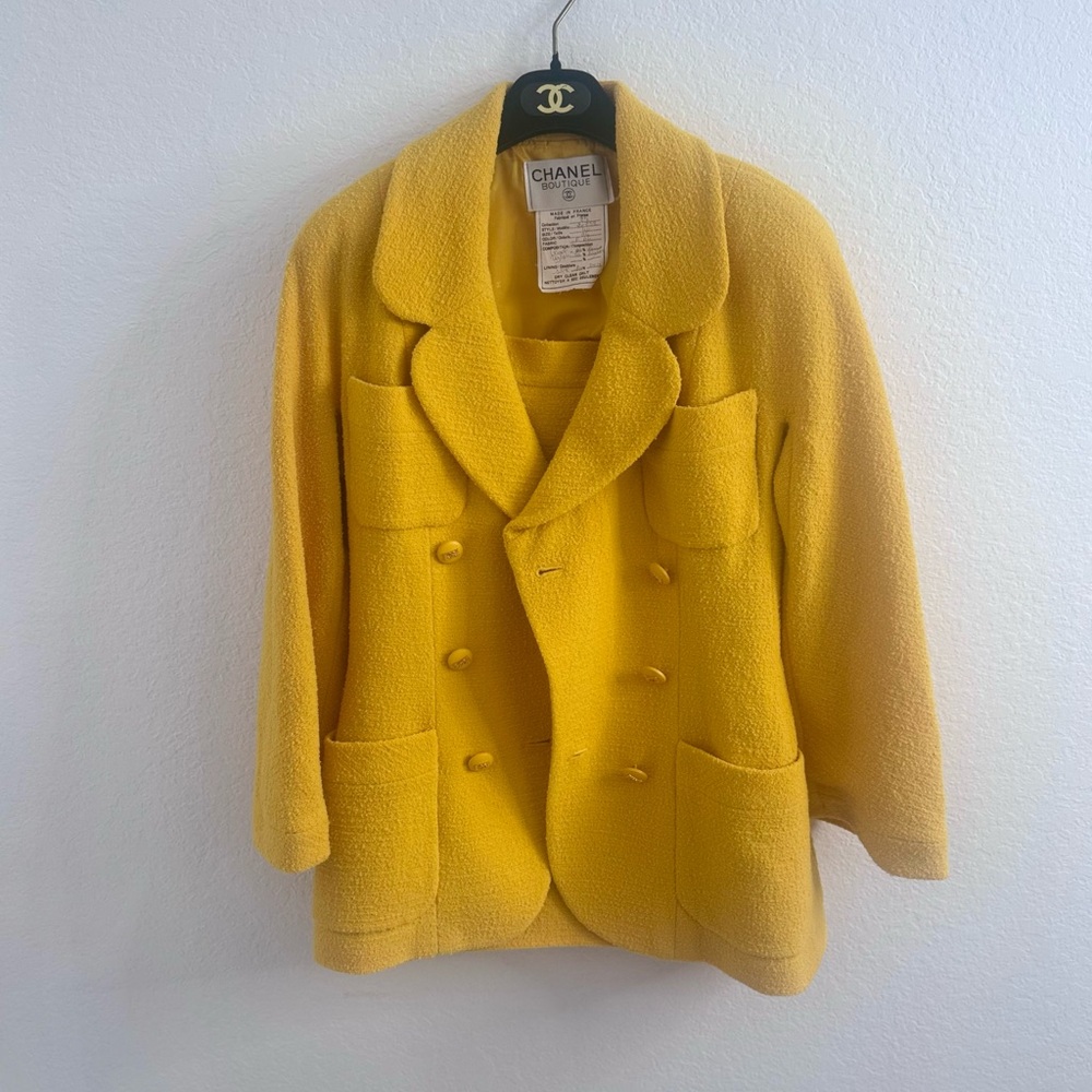 Chanel Yellow Suit